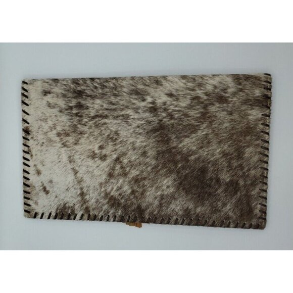 Soul Carrier Illumination Cowhide Suede Leather Clutch Purse with Tassel - Picture 9 of 11